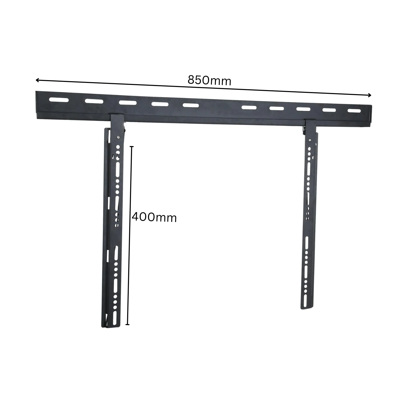 TV Wall Mount Bracket Ultra Low Profile Slim Design 42"-80" | NPLB125B | Load Capacity 50kg