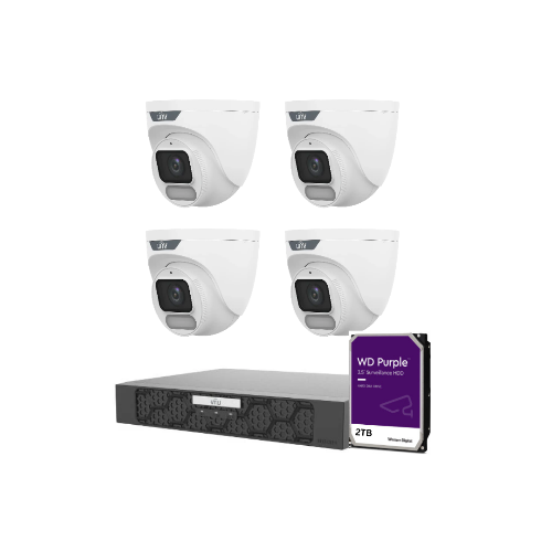 OWL VIEW 6MP KIT
4 x IPC3626LE-ADF28K-WP, 1 x NVR501-04B
-P4-IQ 1 x 2TB HDD