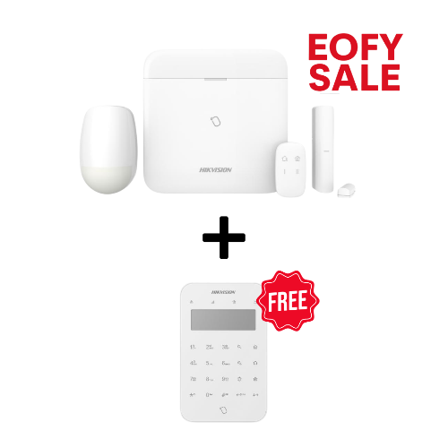 Hikvision AX PRO Wireless Intrusion Alarm DS-PWA96-KIT-WB + AX Pro Wireless Keypad Free