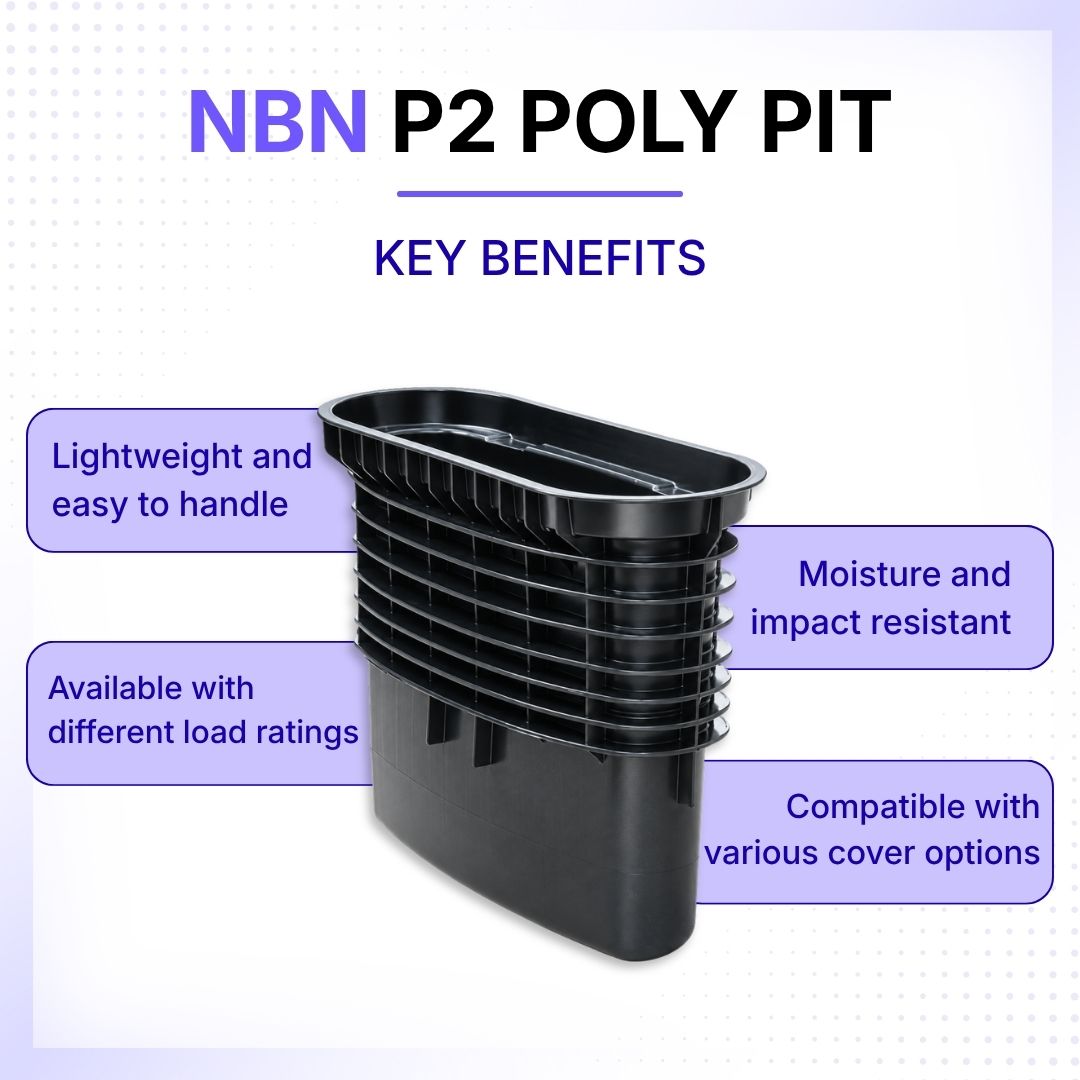 NBN P2 POLY PIT | 665mm x 285mm x 585mm