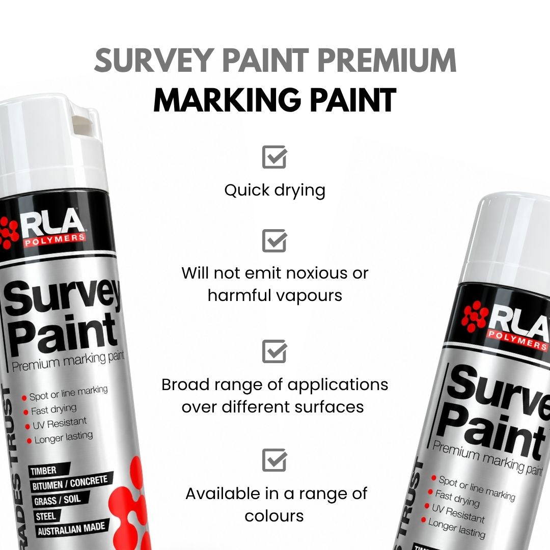 RLA Survey Paint Marking Spray 350g -WHITE