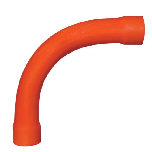 Electrical PVC Conduit Bend 32mm 90-Degree 390mm Radius
