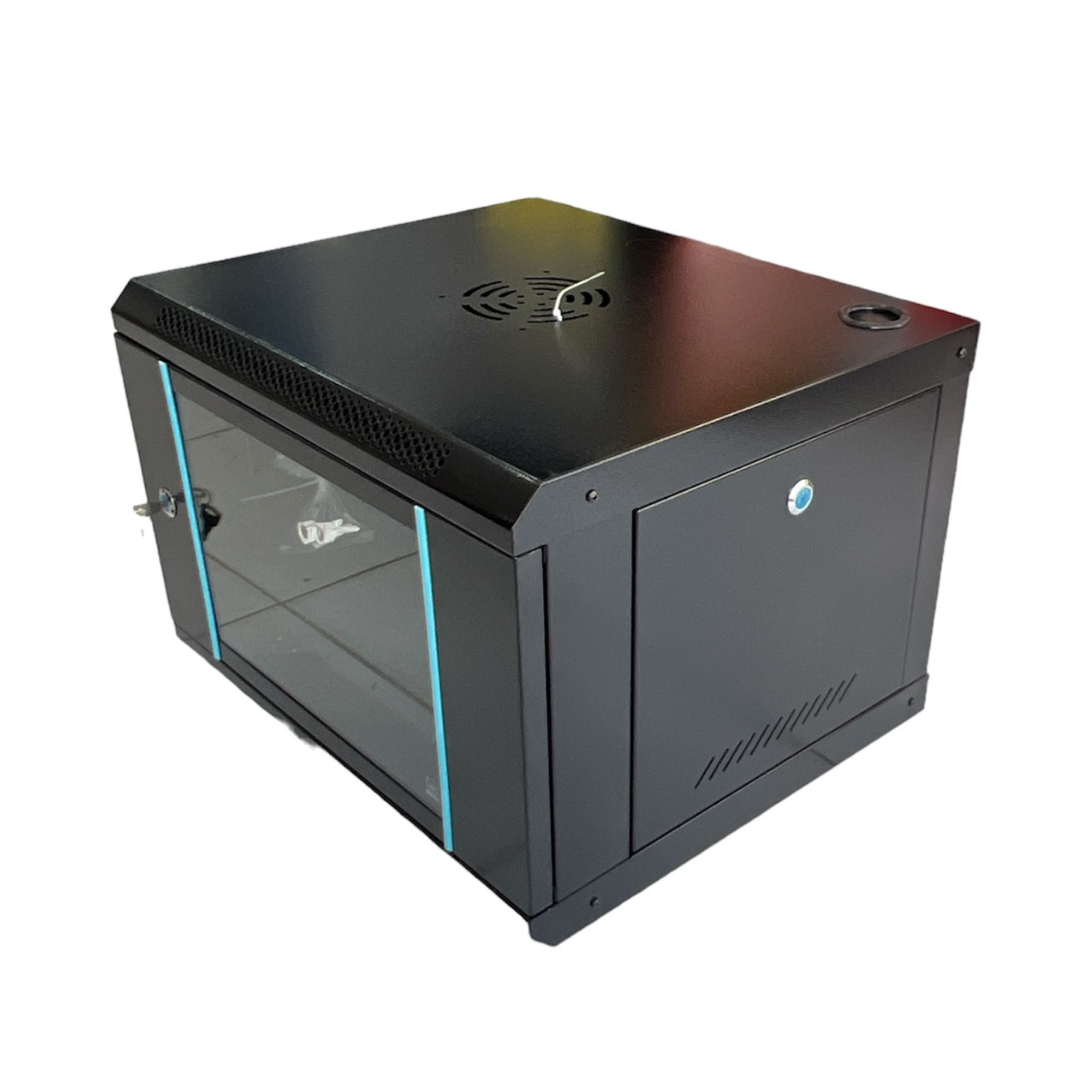 WC6U 6RU 19" Wall Mount Rack Data Cabinet 450mm Deep