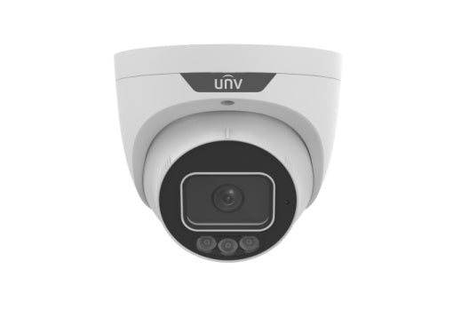 Uniview 8MP Triguard Series Fixed ColorHunter Turret, 2.8mm, Ultra 265, SD Card, WDR, IR30m, Built-in Mic IPC3638SS-ADF28KMC-I1