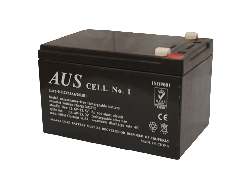 Aus Cell No.1 12V15Ah Sealed Lead Acid Battery | CJ12-15