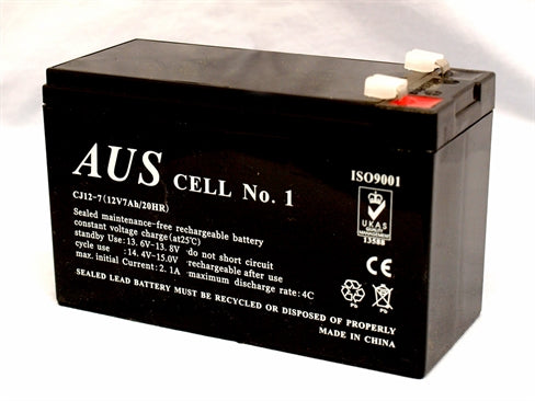Aus Cell No.1 12V7Ah Rechargeable Alarm Battery | CJ12-7