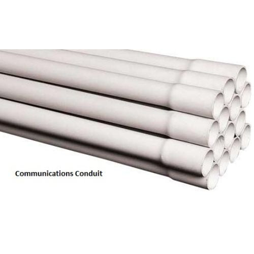 20mm Communications Rigid Conduit WHITE Medium Duty