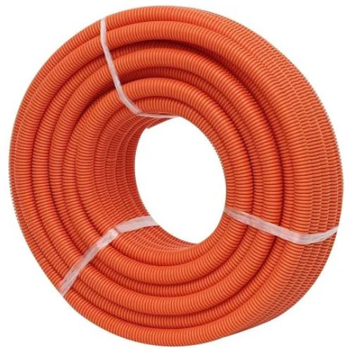 20mm Corrugated Conduit 10-Meter Roll ORANGE