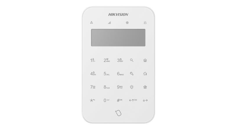 AX PRO Series Wireless LCD Keypad and Tag Reader 433MHz DS-PK1-LT-WB