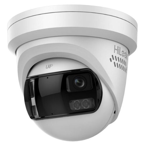 HiLook 8MP 180° Turret Camera with Active Blue/Red Strobe and Two-Way Audio IPC-T289PH-MU/SL