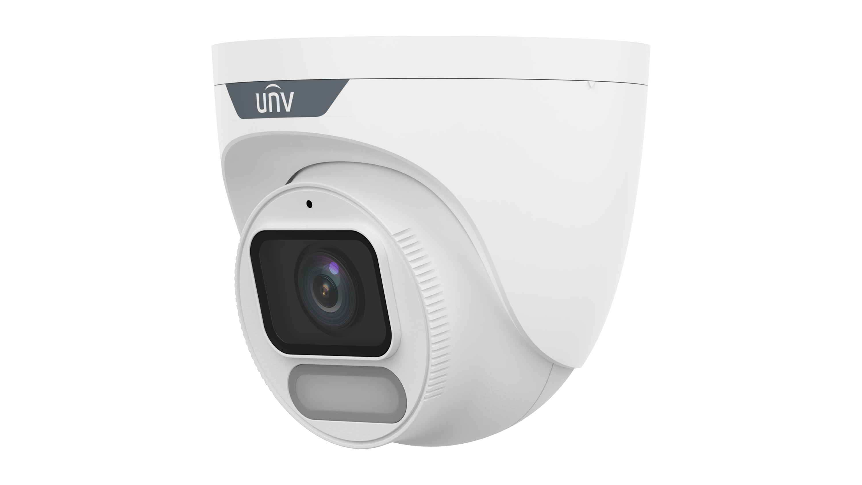 Uniview 8MP OwlView with Wise-ISP Fixed Eyeball Network Camera IPC3628LE-ADF28K-WP (2.8MM) Mic built in WHITE