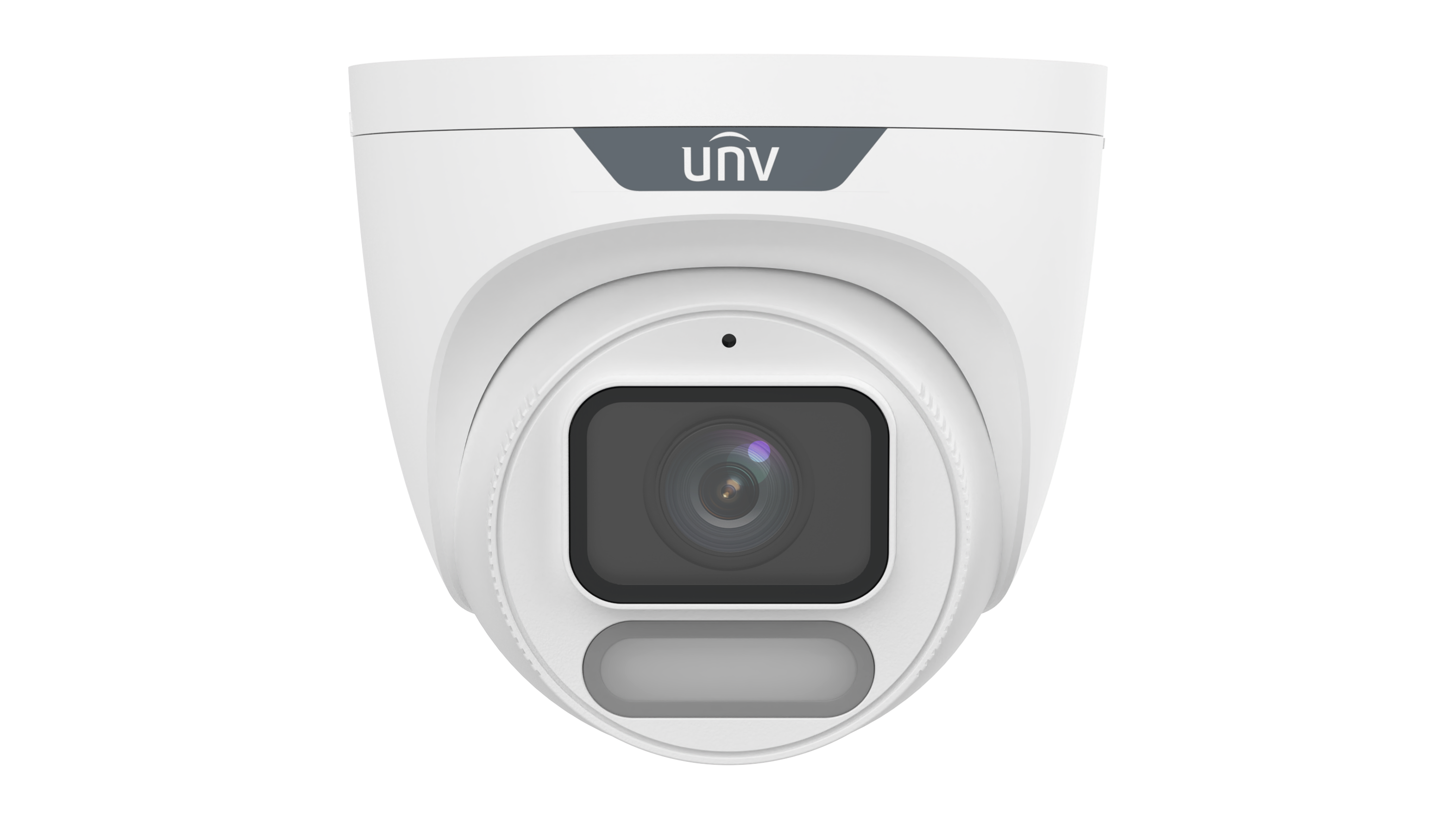 Uniview 8MP OwlView with Wise-ISP Fixed Eyeball Network Camera IPC3628LE-ADF28K-WP (2.8MM) Mic built in WHITE