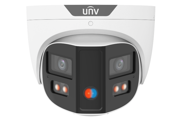 UNV 8MP Triguard 180 Degree TURRET DOUBLE LIGHT CAMERA IPC3K28SE-ADF28KMC-D