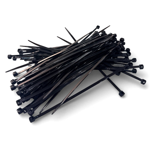 3.6mm X 150mm Cable Ties, Bags Of 100 Pieces - BLACK