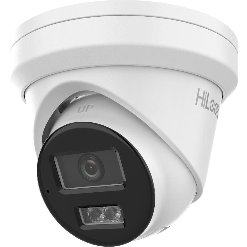 Hi-Look 6MP IPC-T262H-MU IntelliSense AI Fixed Turret Network Camera, Dual IR H.265, , Mic, IP67, 2.8mm