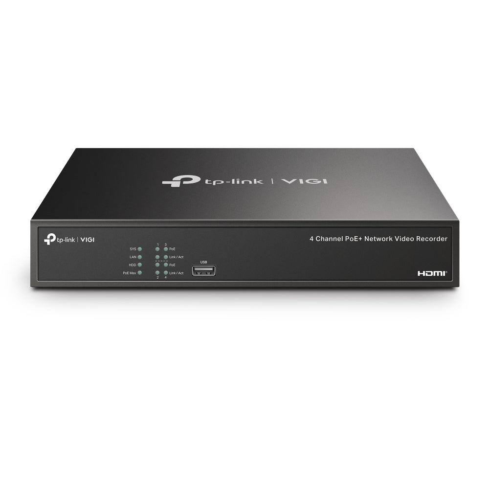 Tp-Link VIGI 4 Channel PoE+ Network Video Recorder VIGI NVR1004H-4P