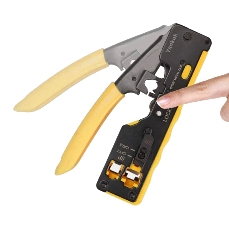 RJ45 Crimping Tool Pass Through Cat5/cat6 | HT-7088