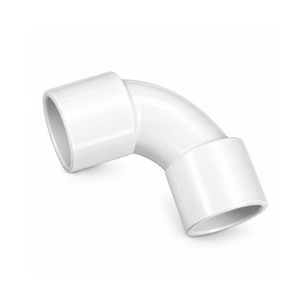 SOLID ELBOW WHITE- 20MM | SUITES 20MM COMMUNICATION CONDUIT | NOT SUITABLE FOR P20 CONDUITS