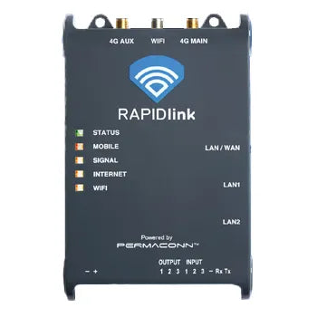 PERMACONN, RAPIDLink RL10 4G LTE router & alarm comunicator, Dual SIM