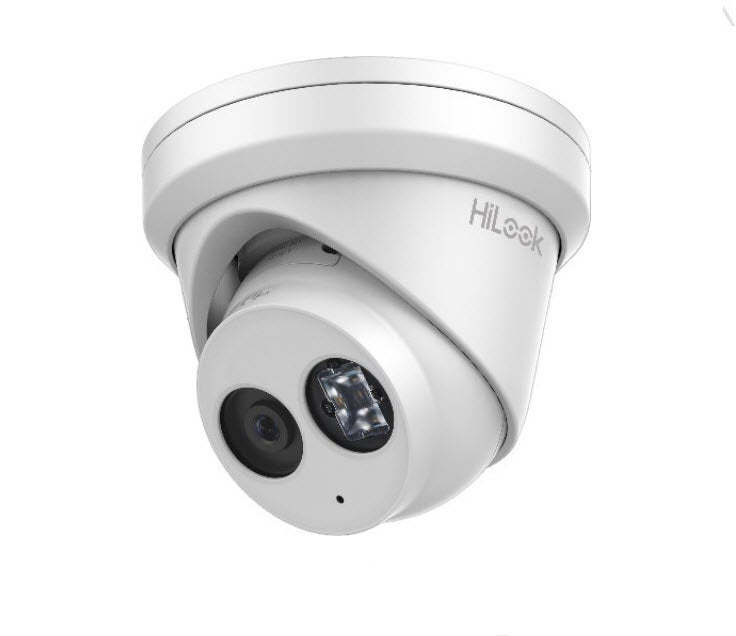 Hi-Look 8MP 4K IPC-T281H-MU IntelliSense AI Fixed Turret Network Camera, H.265, 30m IR, Mic, IP67, 2.8mm