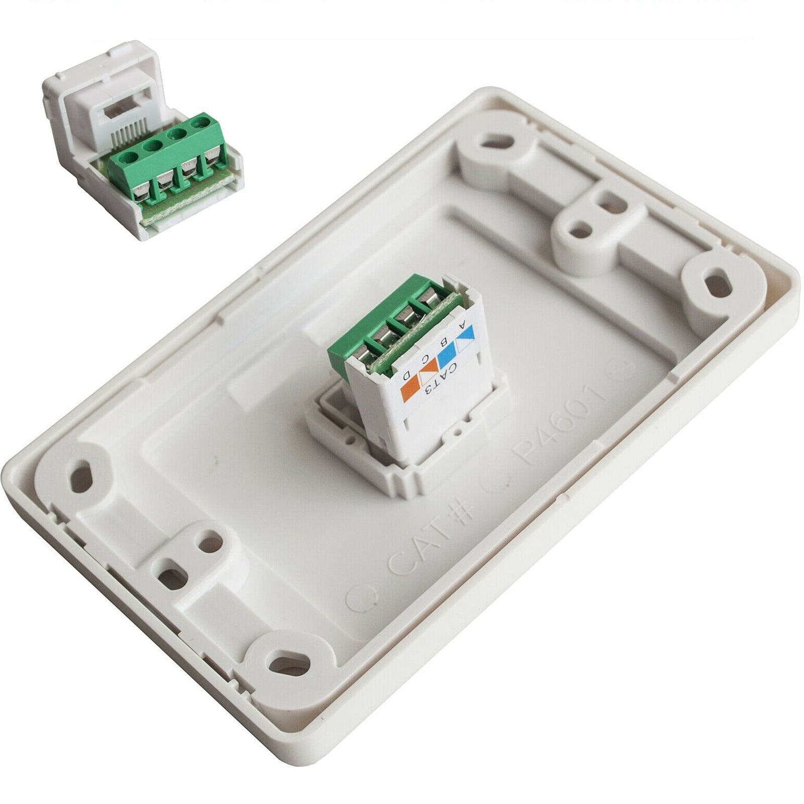 cat3 phone mech wall plate