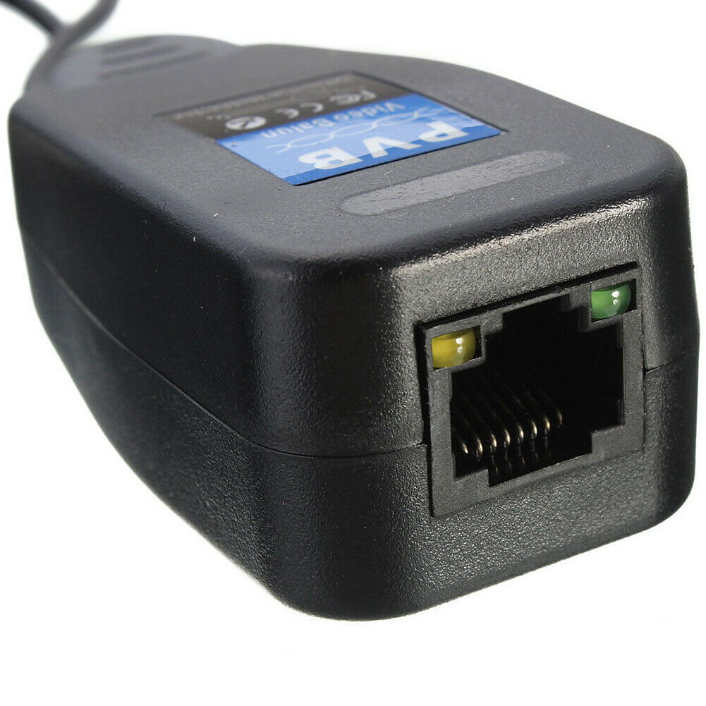 cctv coax bnc video balun witch power