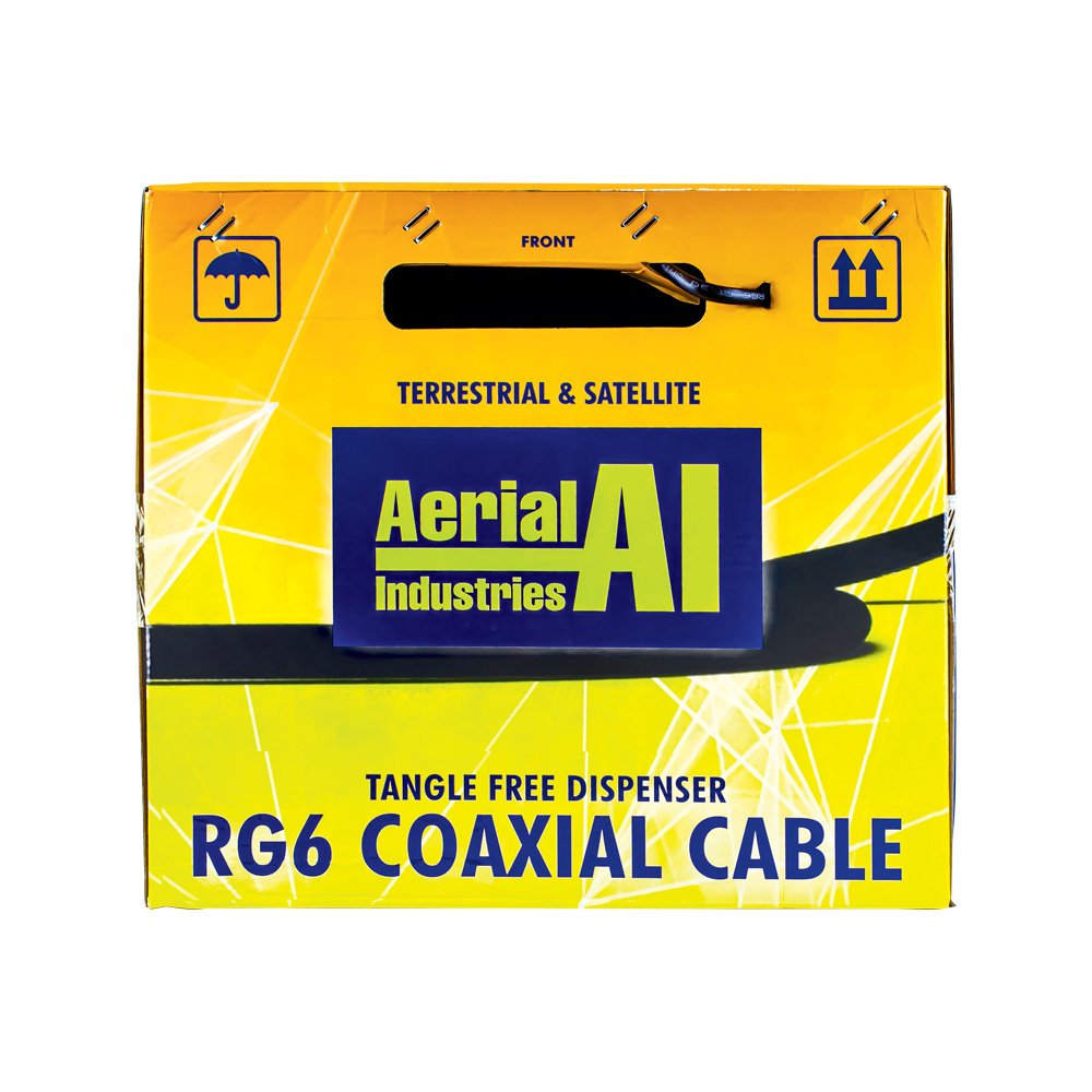  rg6 coaxial cable 305m roll box