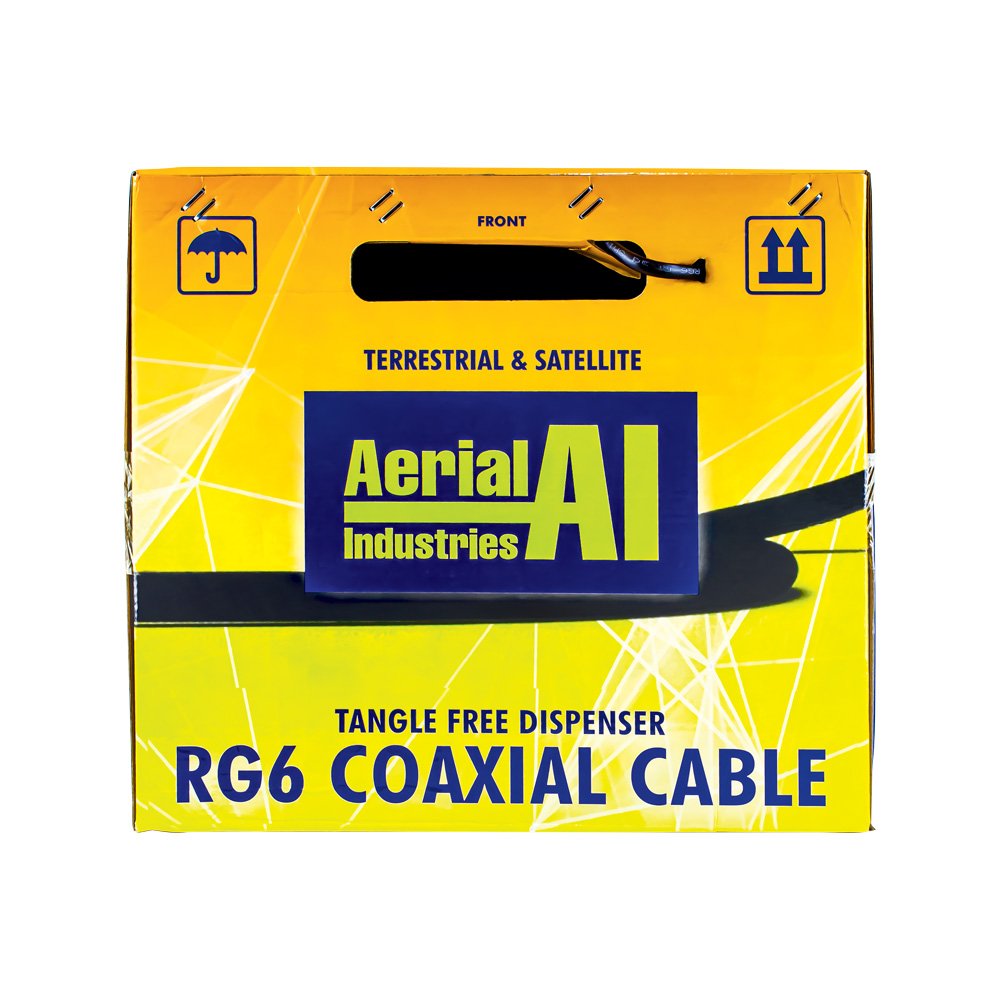 rg6 coaxial cable 305m roll box