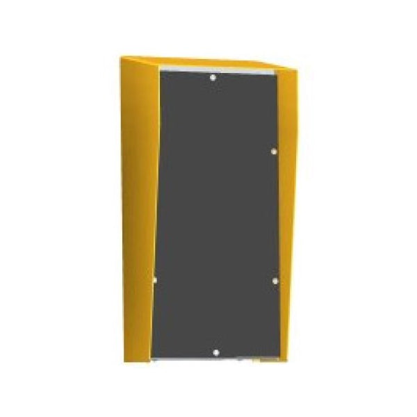 Rain Hood Polyethelene Black Board Mounting Panel (360mm x 180mm)