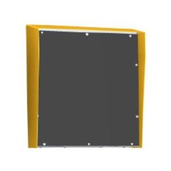 Rain Hood Polyethylene Black Board Mounting Panel (360mm x 340mm)