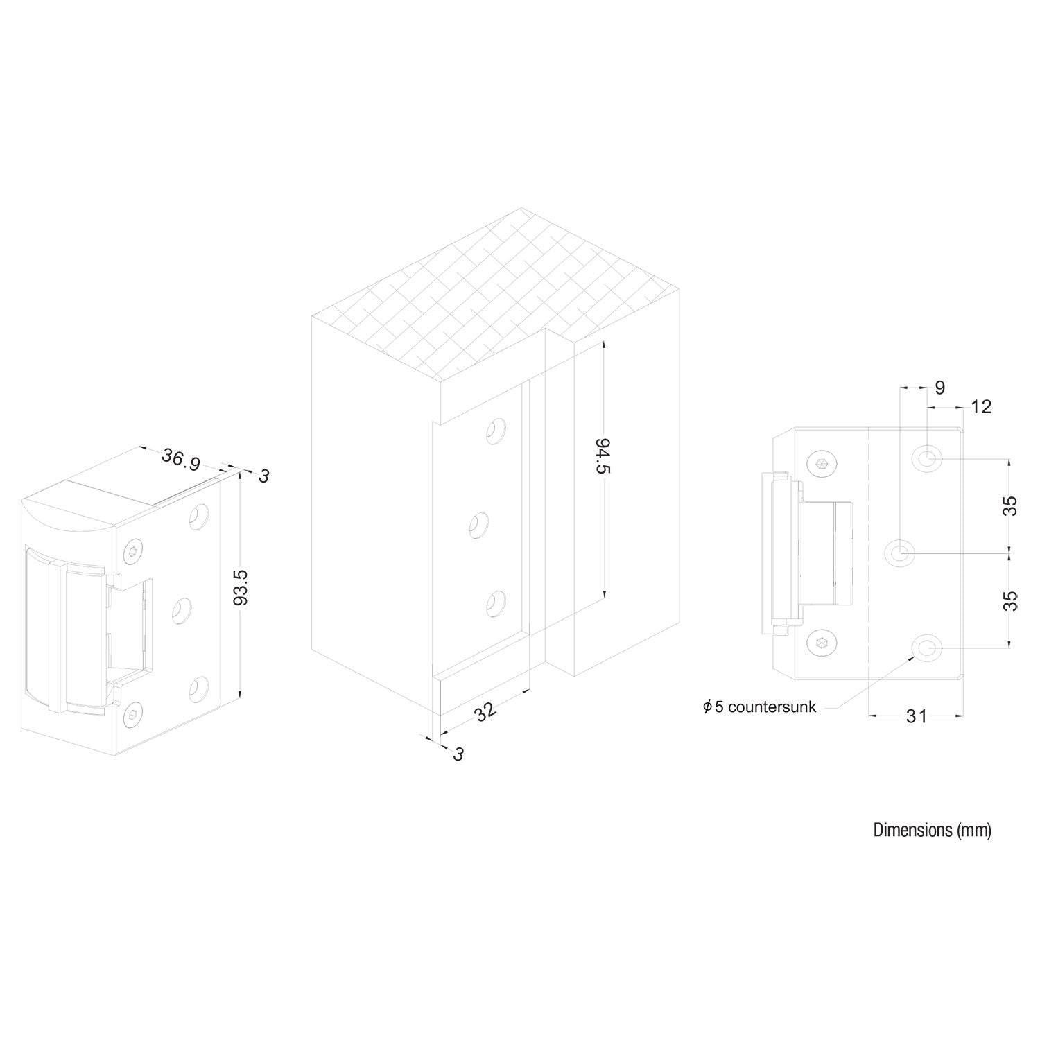 lox locking es15 dimensions