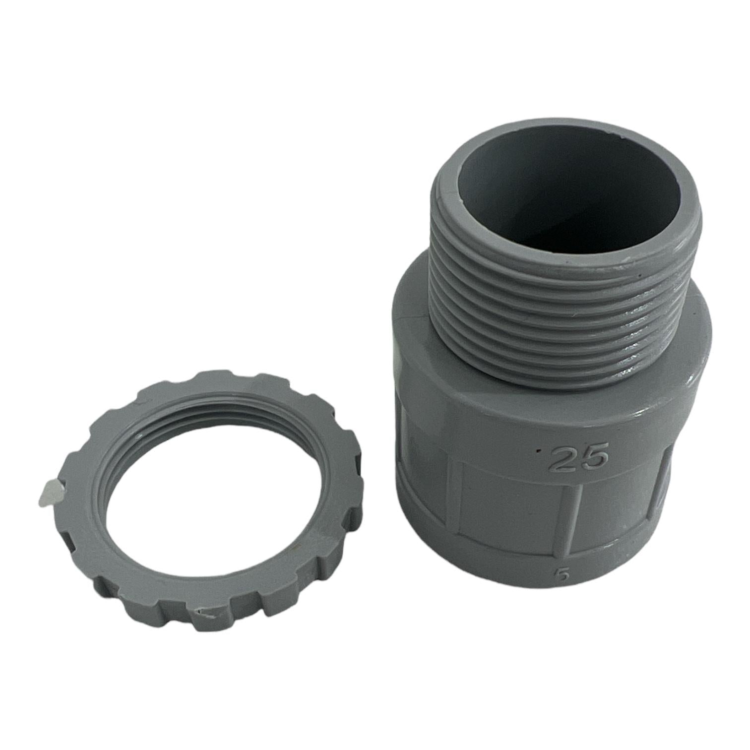 25mm plain to screw adapter