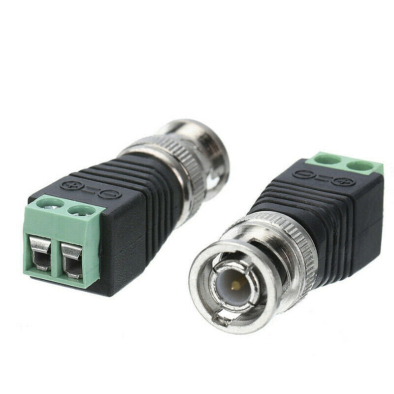 Coax CAT5 To Coaxial BNC Cable Connector adapter Camera CCTV | Ripper Online