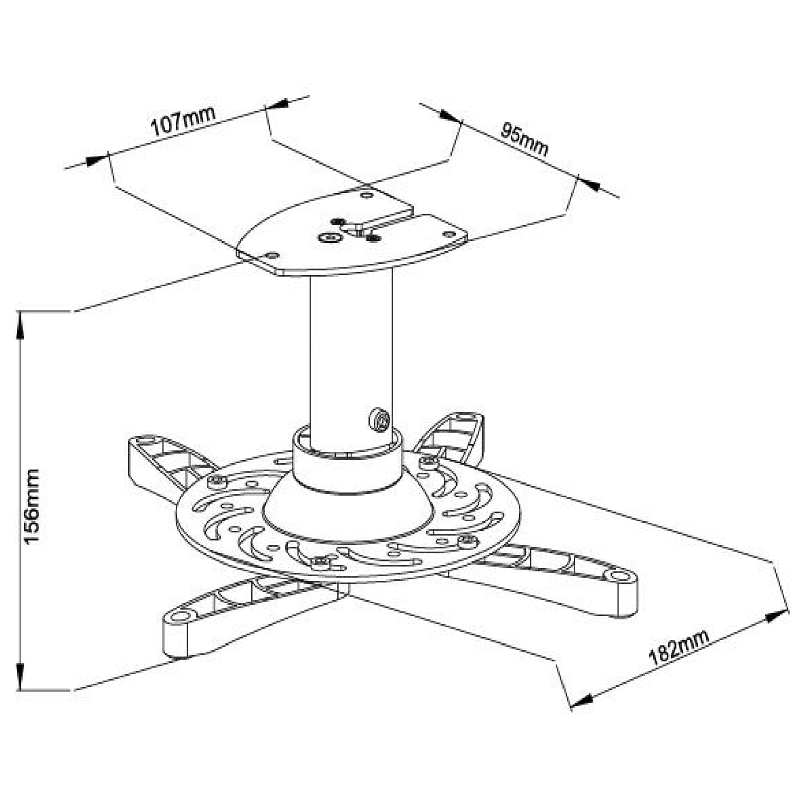 projector ceiling mount bracket