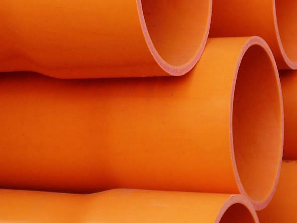 orange pvc conduit