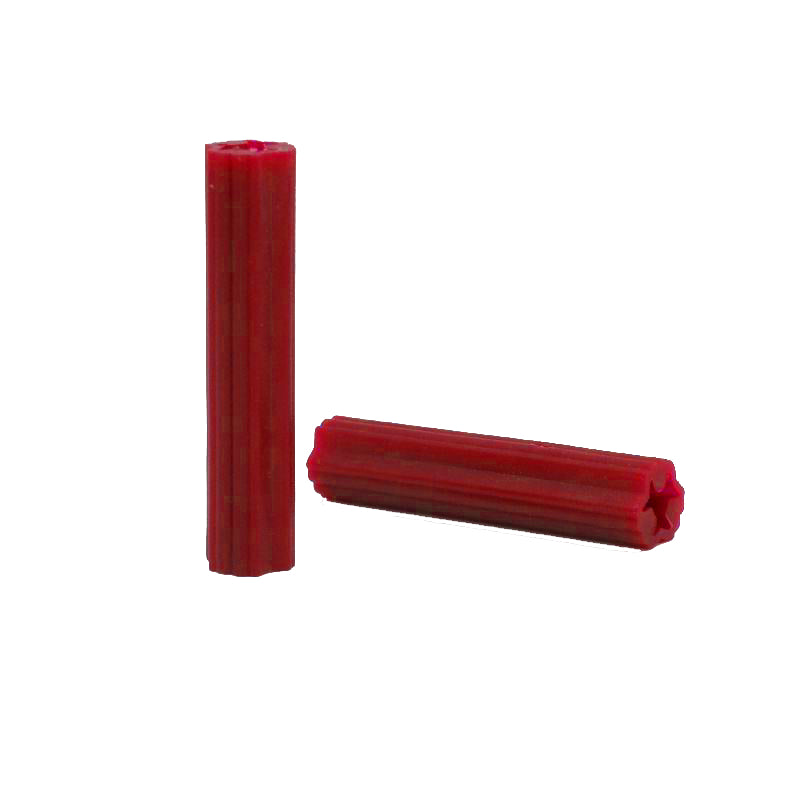 Wall Plugs Red 6mm x 25mm - 500pcs