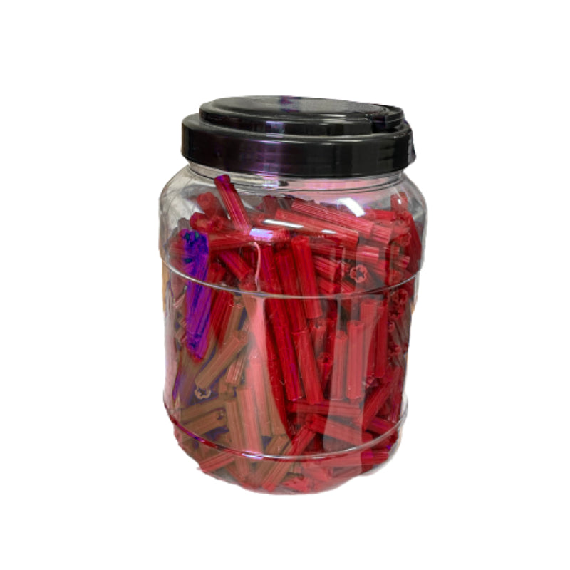 Wall Plugs Red 6mm x 25mm - 500pcs