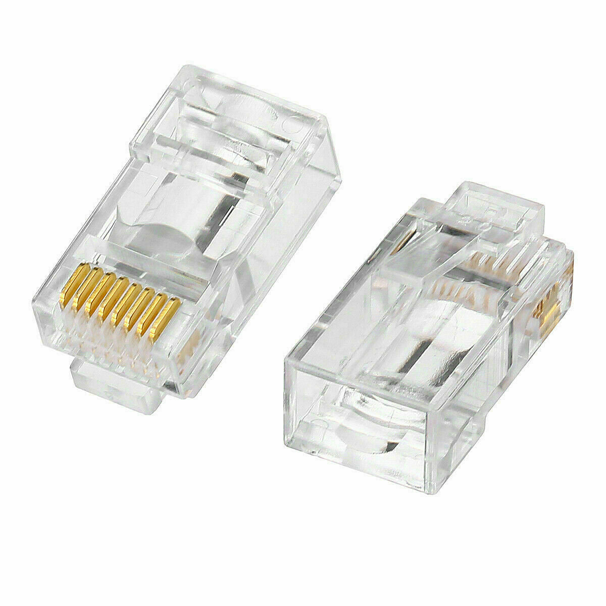 CAT5e RJ45 Connector Pass-Through Ethernet Cable