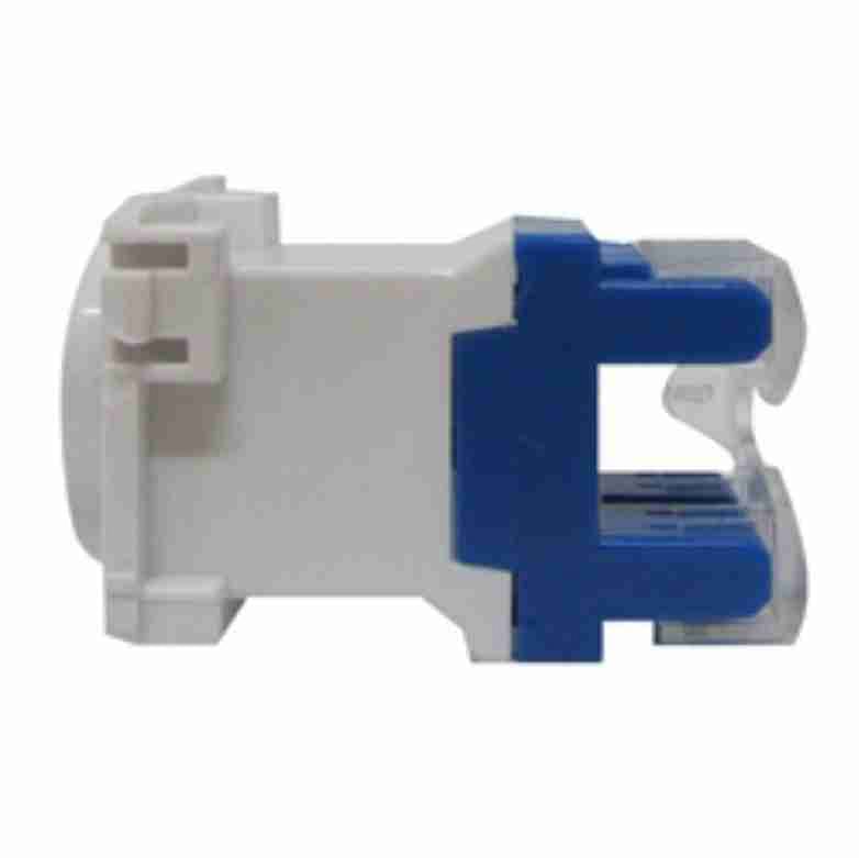 cat6 rj45 keystone jack network connector blue white