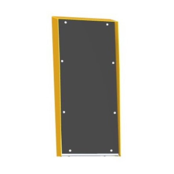 Rain Hood Polyethylene Black Board Mounting Panel (470mm x 180mm)