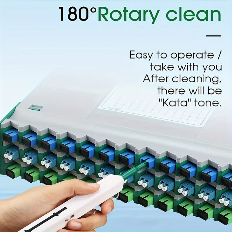 Fiber Optic Cleaner For LC/MU 2.25mm UPC/APC Ferrule Push Type