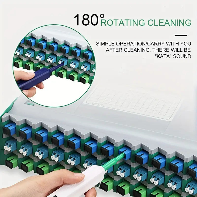 SC Fiber Optic Cleaning Pen Fiber Optic Flange Adapter Cleaning 1.25mm