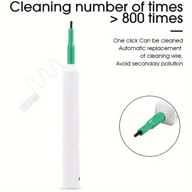 SC Fiber Optic Cleaning Pen Fiber Optic Flange Adapter Cleaning 1.25mm