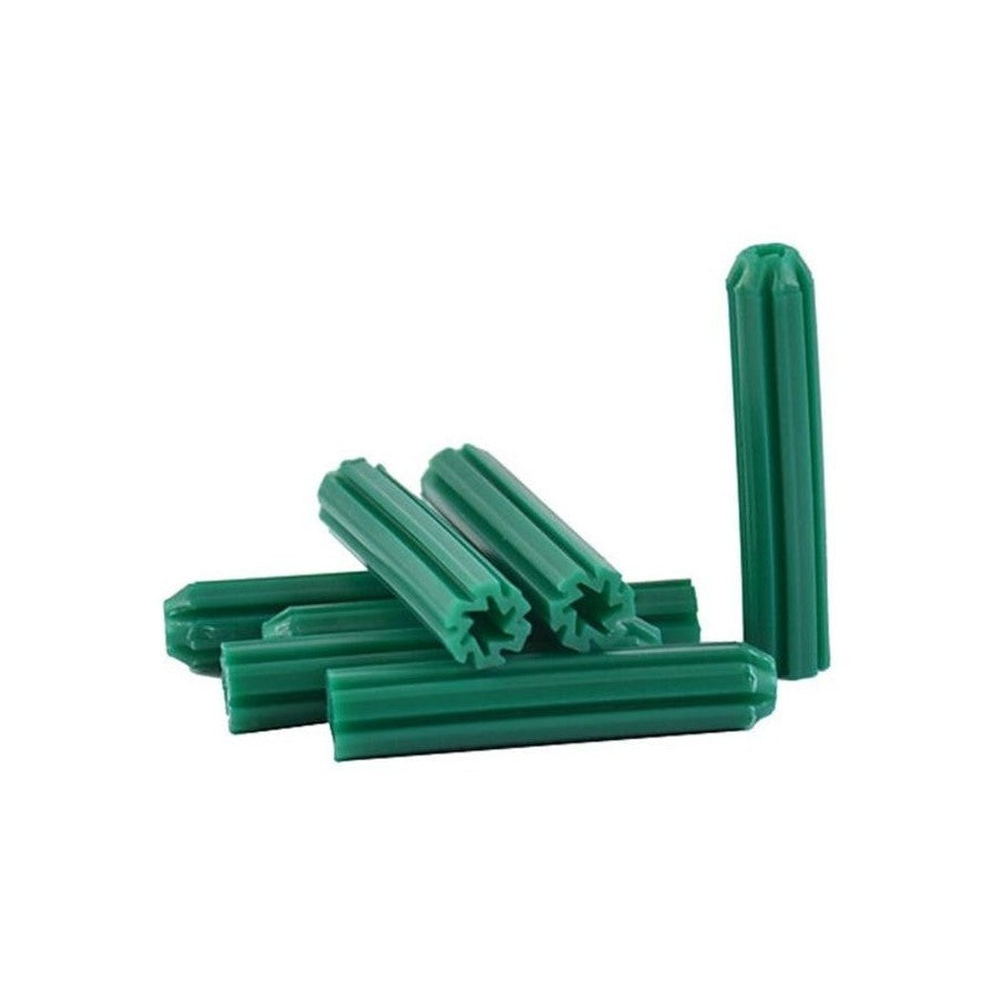 Wall Plug Green 7 * 35mm Round Ended | 500 Pcs