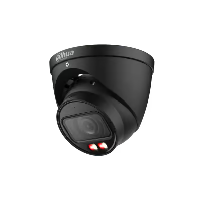 DAHUA 6MP BLACK Smart Dual Light Fixed-focal Eyeball WizSense Network Camera DH-IPC-HDW3667EM-S-IL-BLK