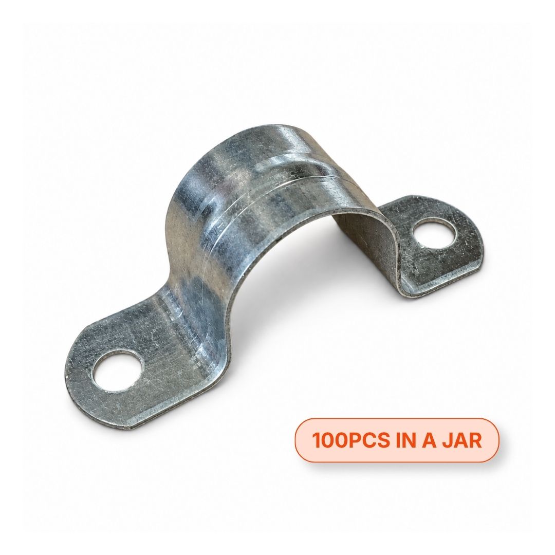CONDUIT GALVANISED SADDLE FULL 20MM 100Pcs