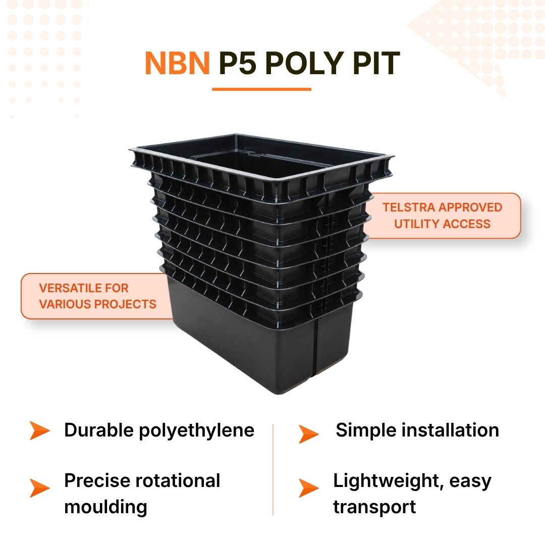 NBN P5 POLY PIT | 710mm x 455mm x 650mm
