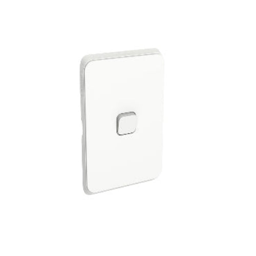 Clipsal Iconic Gridplate and Skin - 1 Gang - Vertical/Horizontal-3041VH-VW