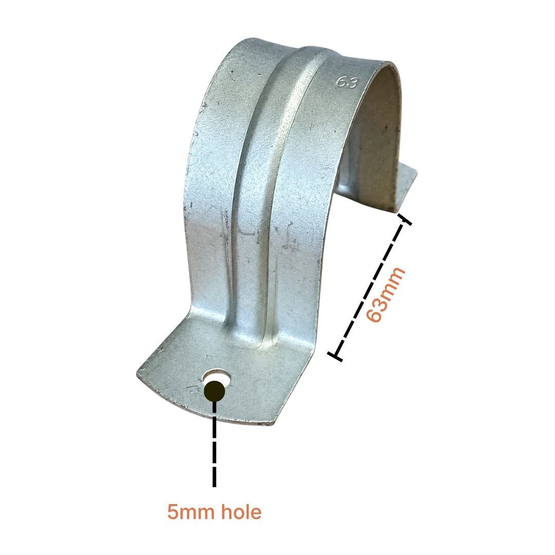 HOT DIP Galvanised Full Saddles 63MM for NBN P50 Conduits x 1 Pc
