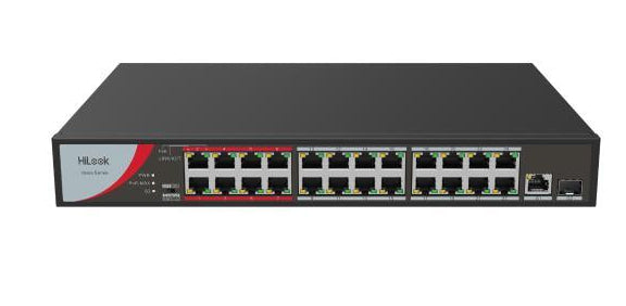 HiLook 24 PORT Fast Ethernet Unmanaged POE Switch NS-0326P-230(B)